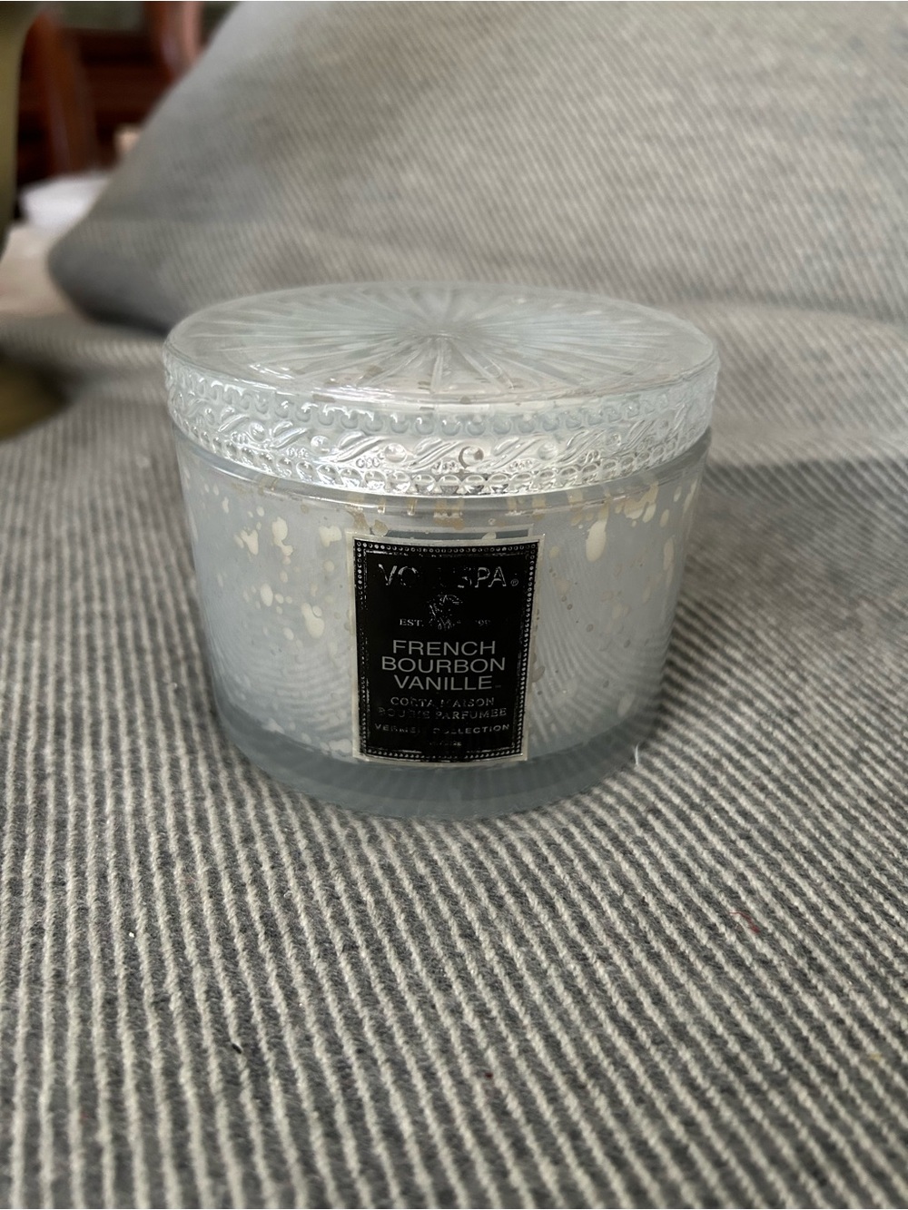 Voluspa French Bourbon Vanille Glass Jar Candle *NEW